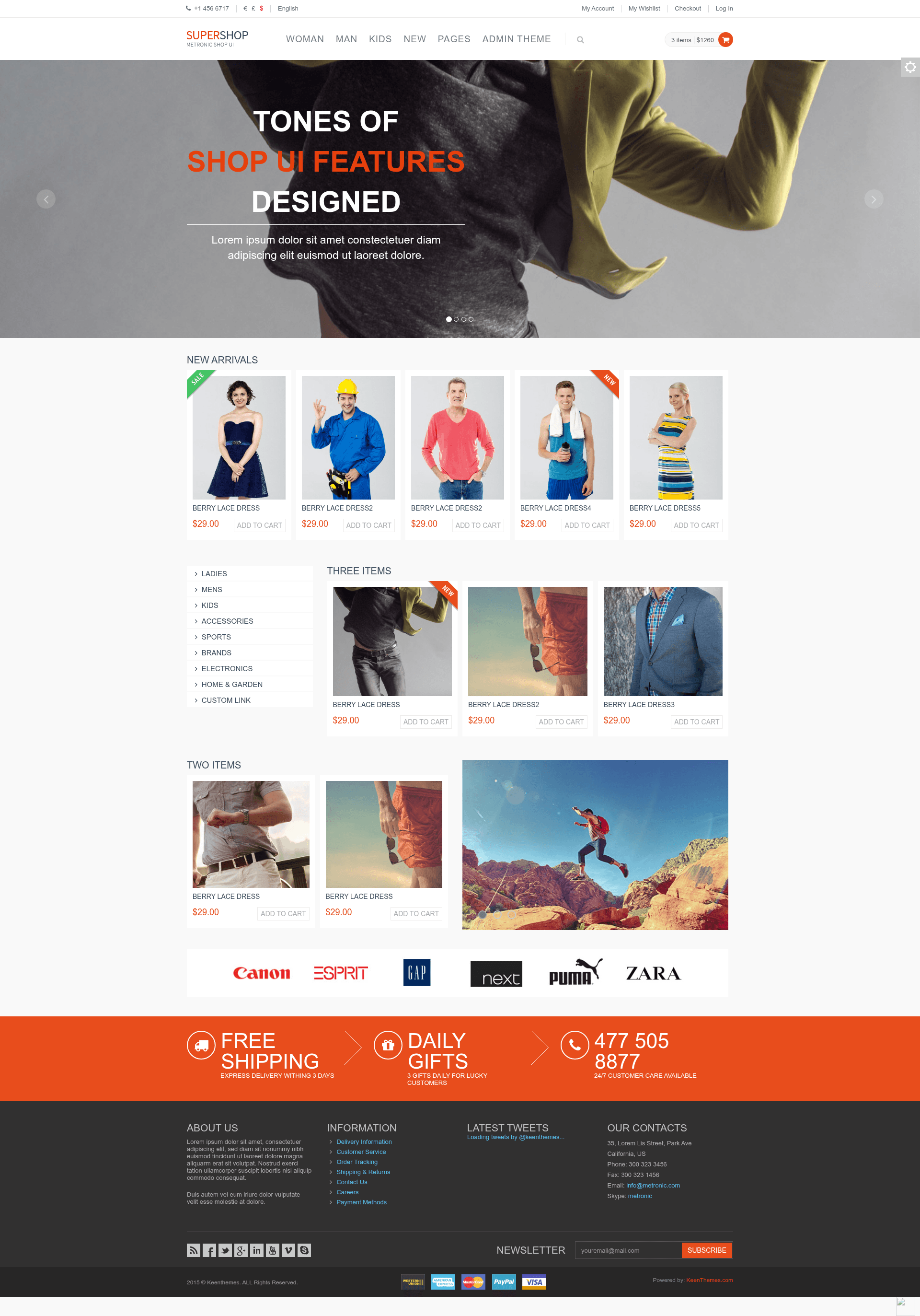 screenshot of Supershop on template0.com