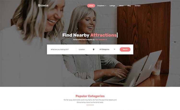 Image for Browse on template0.com