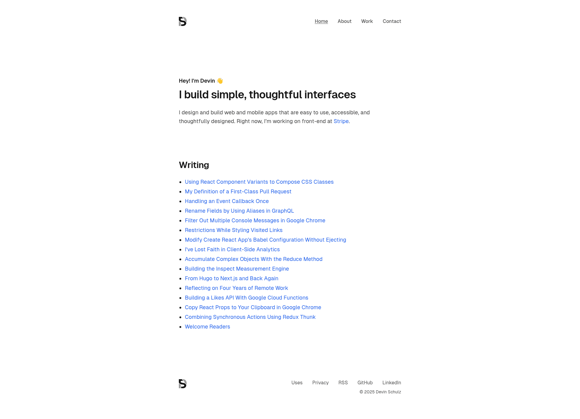 screenshot of Astro Personal Blog on template0.com
