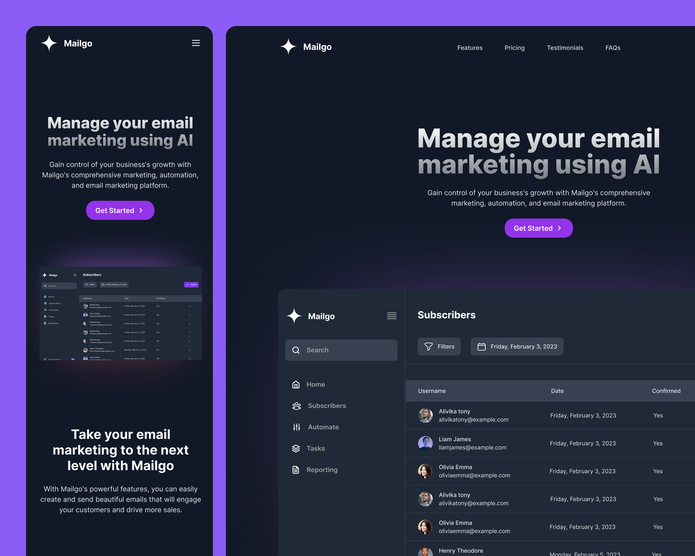 Mailgo preview