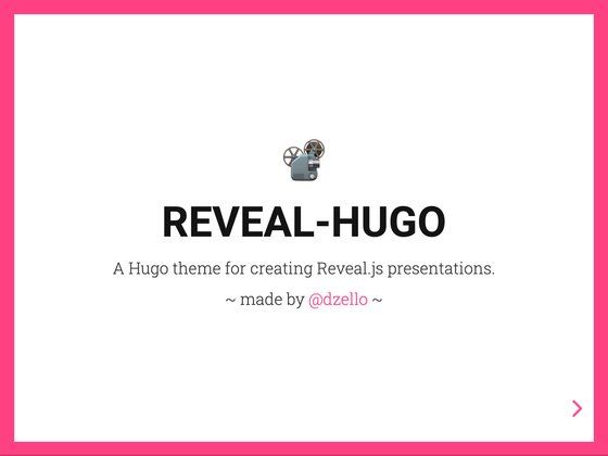 Image for reveal-hugo on template0.com