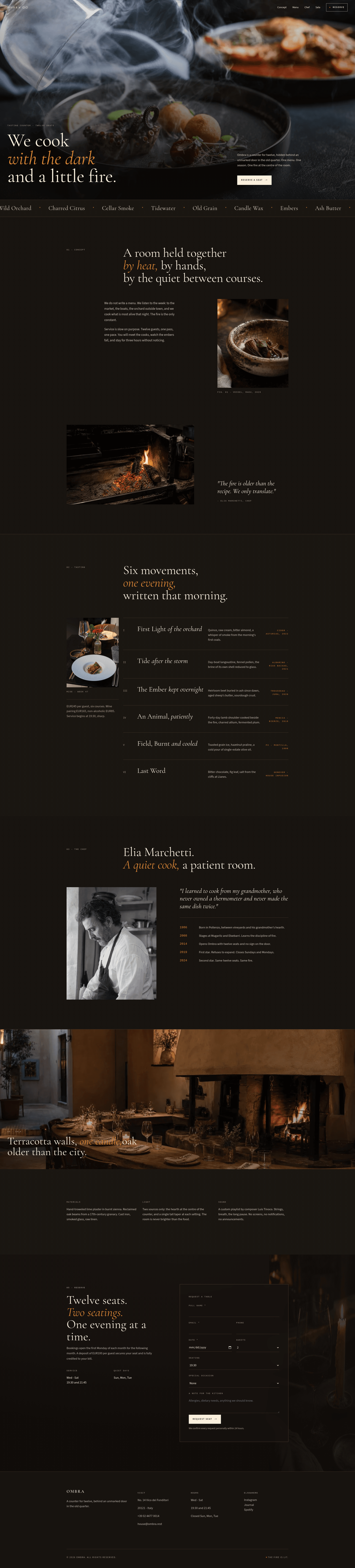 screenshot of Ombra on template0.com