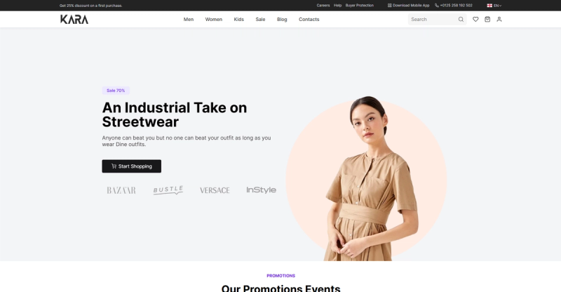 Image for KARA Shop(ecommerce nextjs template) on template0.com