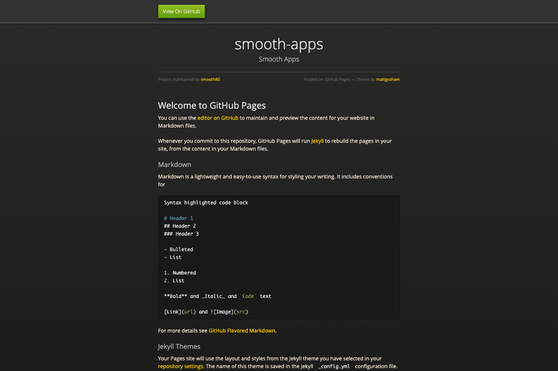 Image for Smooth Apps on template0.com