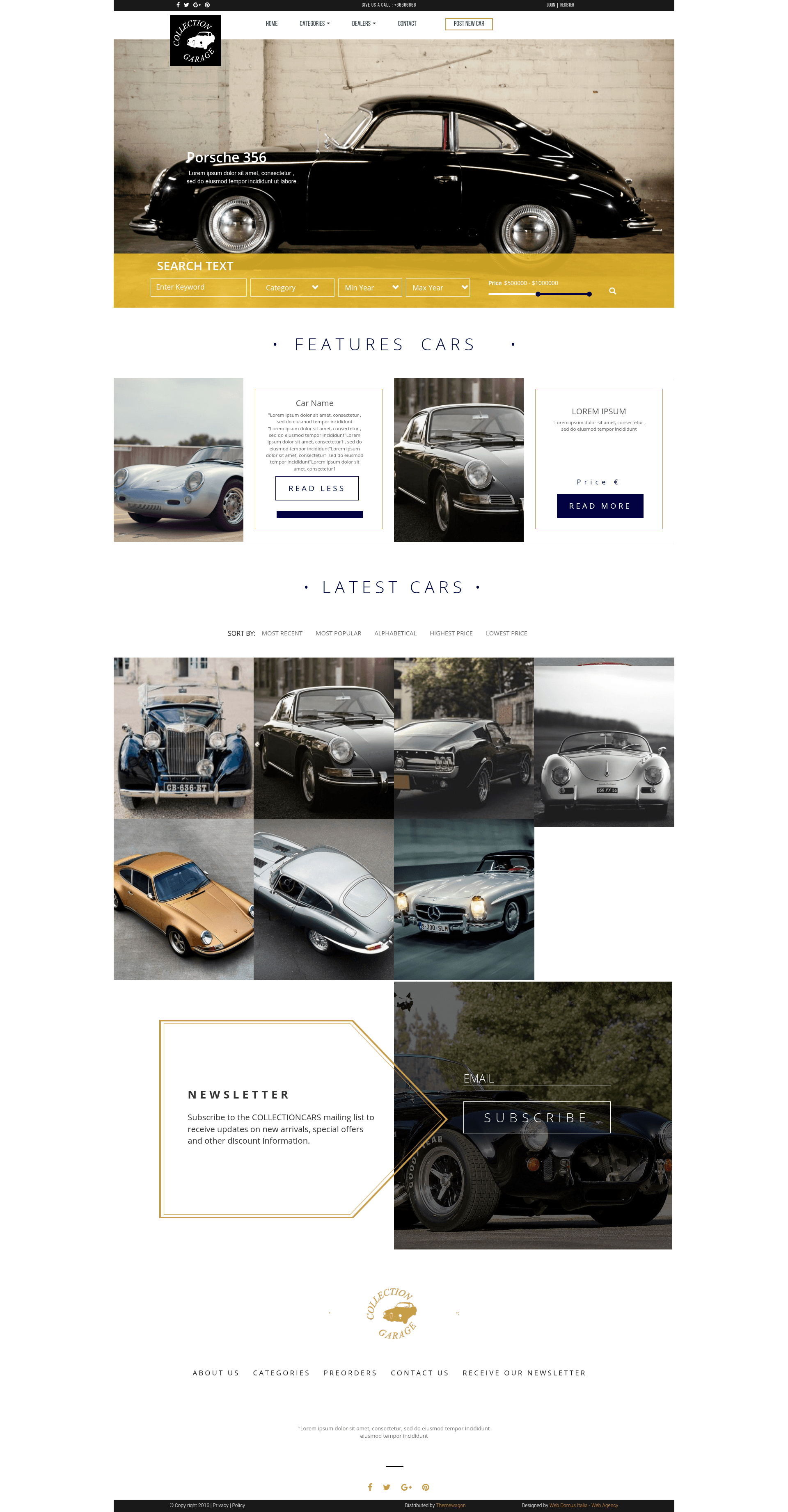 screenshot of Garage on template0.com