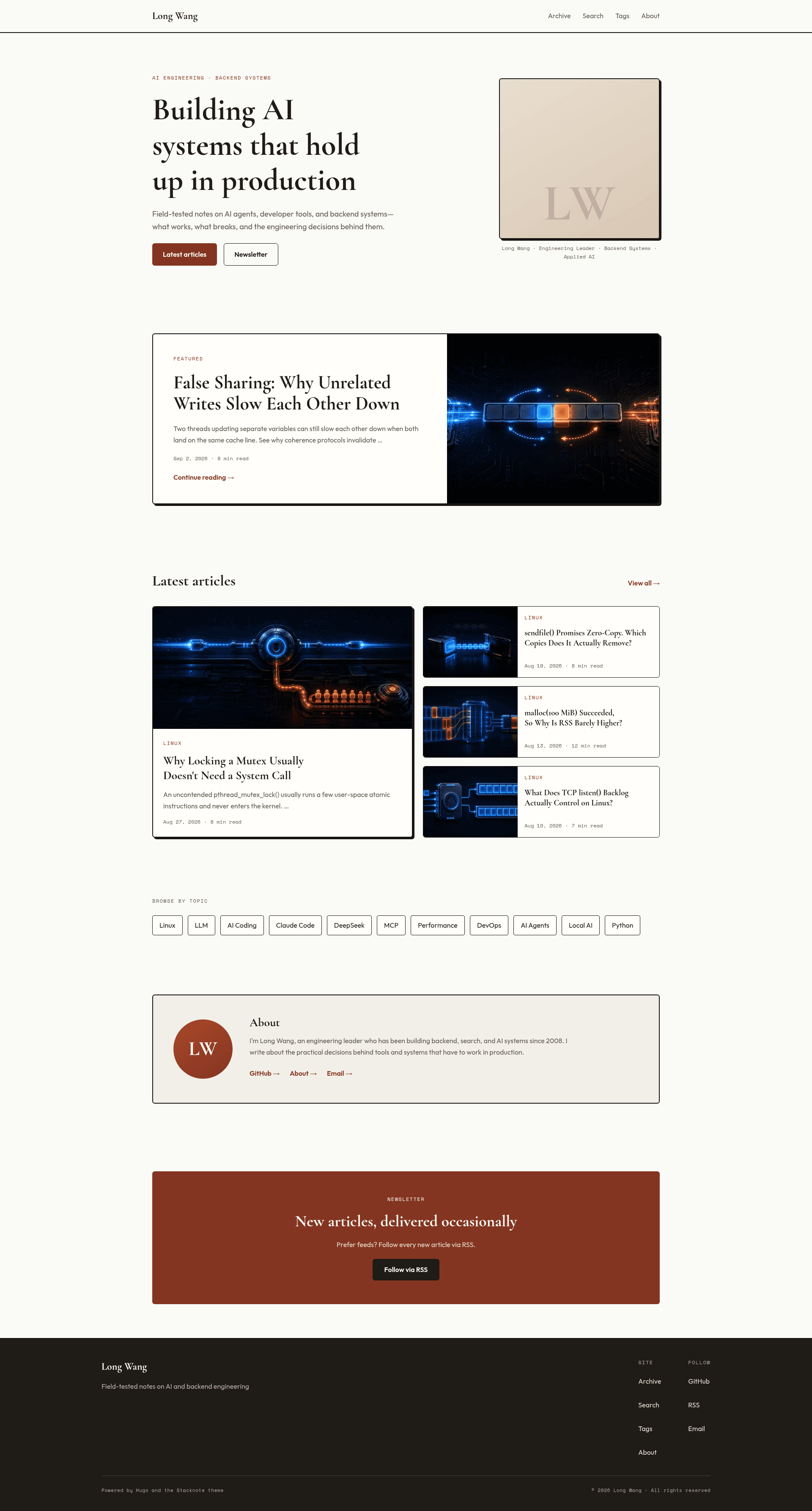 screenshot of Stacknote on template0.com
