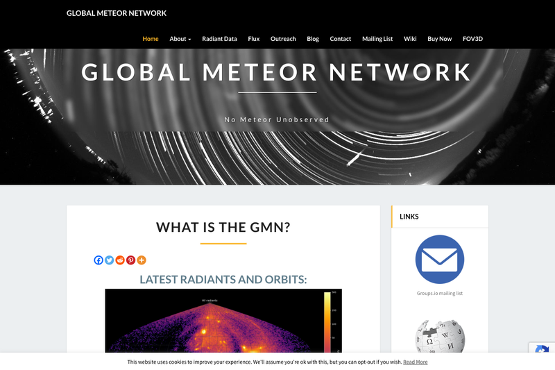 Image for Raspberry Pi Meteor Station (RMS) on template0.com Image for Raspberry Pi Meteor Station (RMS) on template0.com