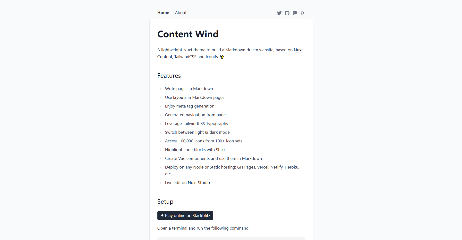 Content Wind preview