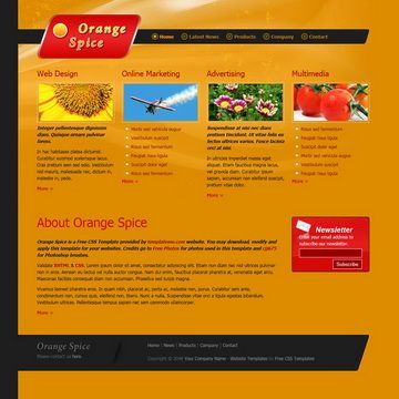Image for Orange Spice on template0.com Image for Orange Spice on template0.com