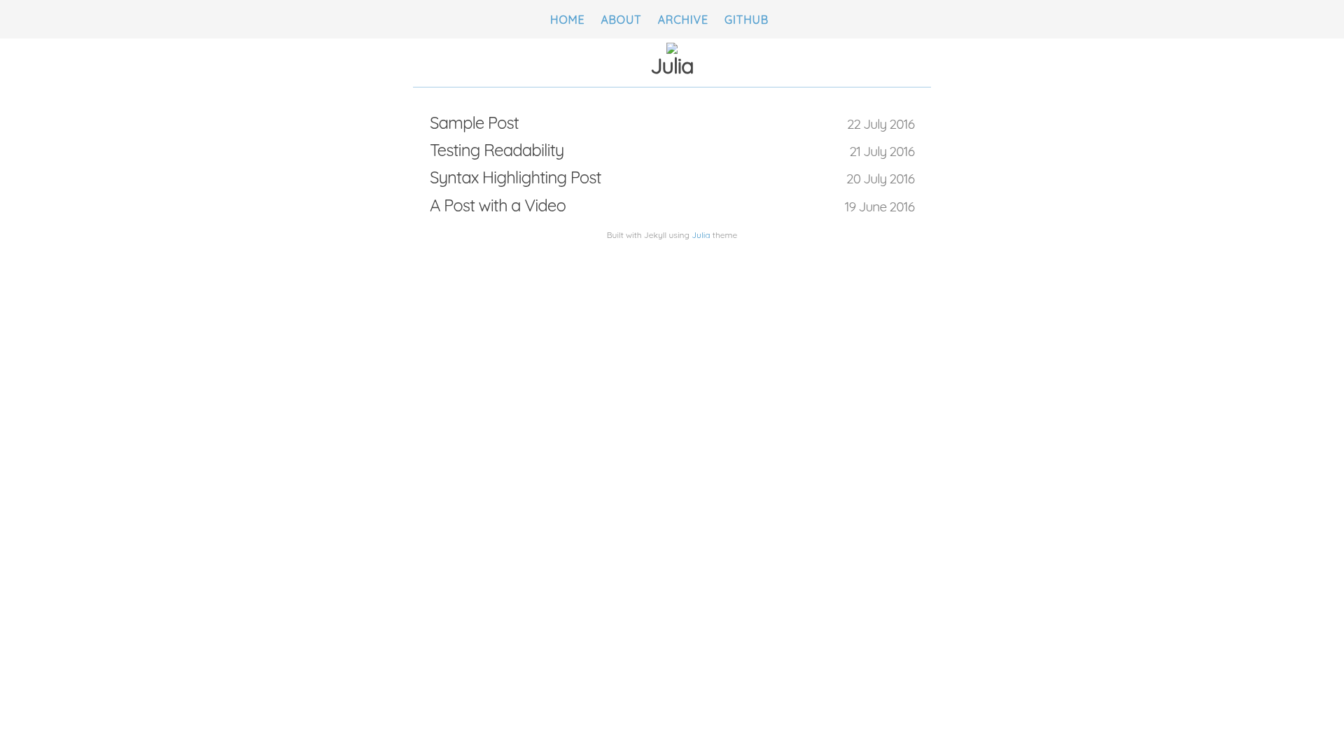 screenshot of Julia on template0.com