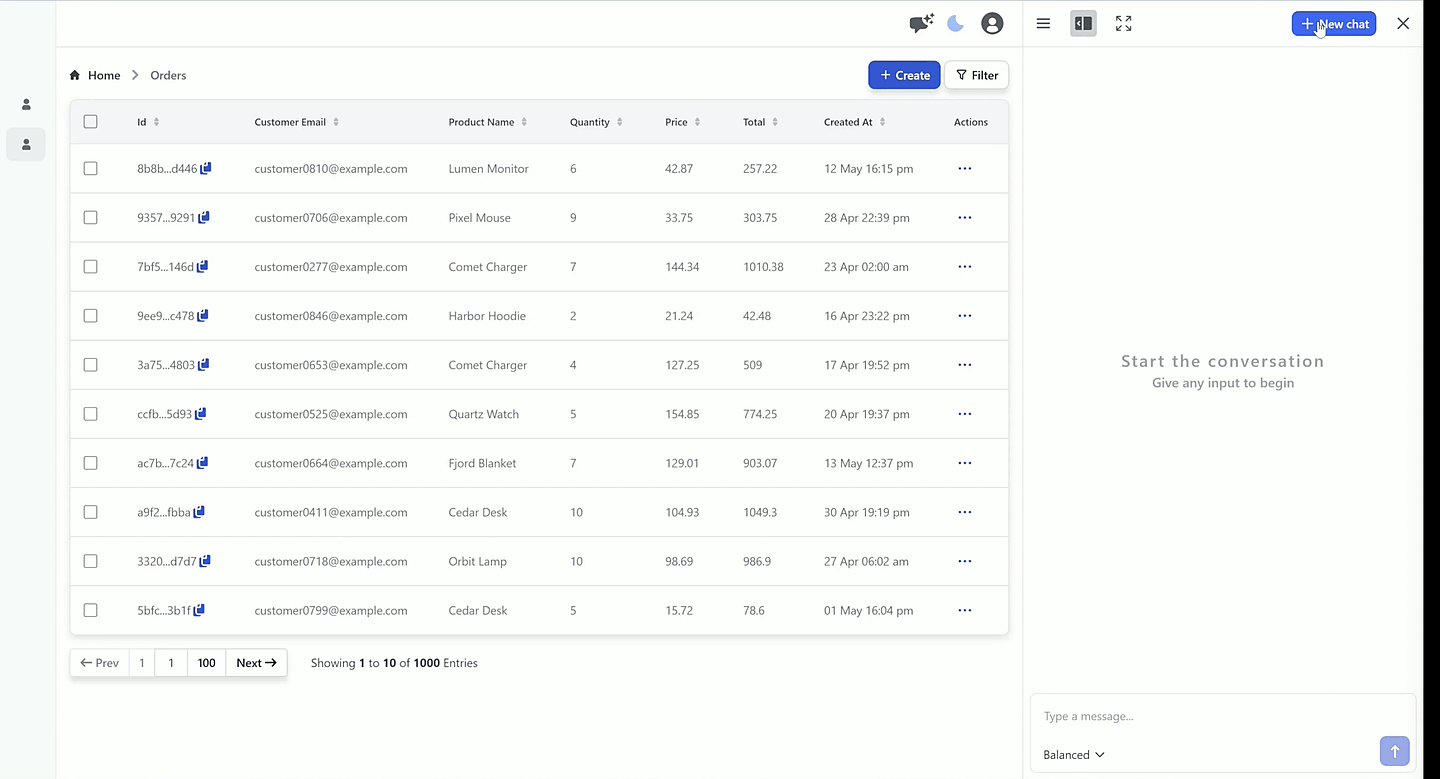 AdminForth preview