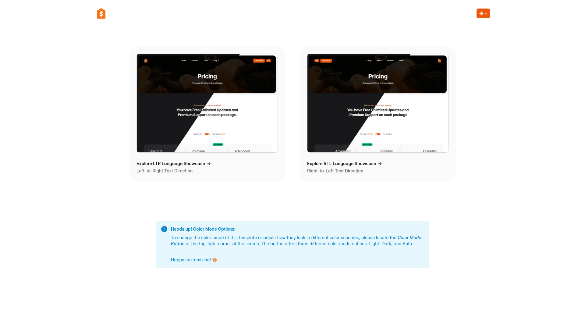 screenshot of Pensio on template0.com