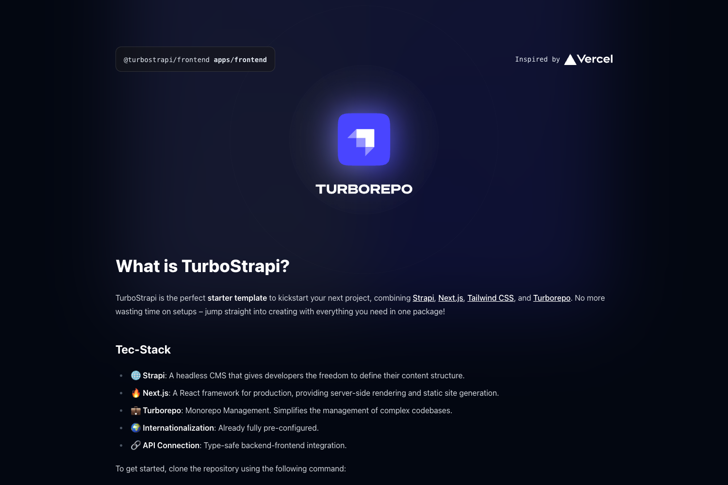 TurboStrapi preview