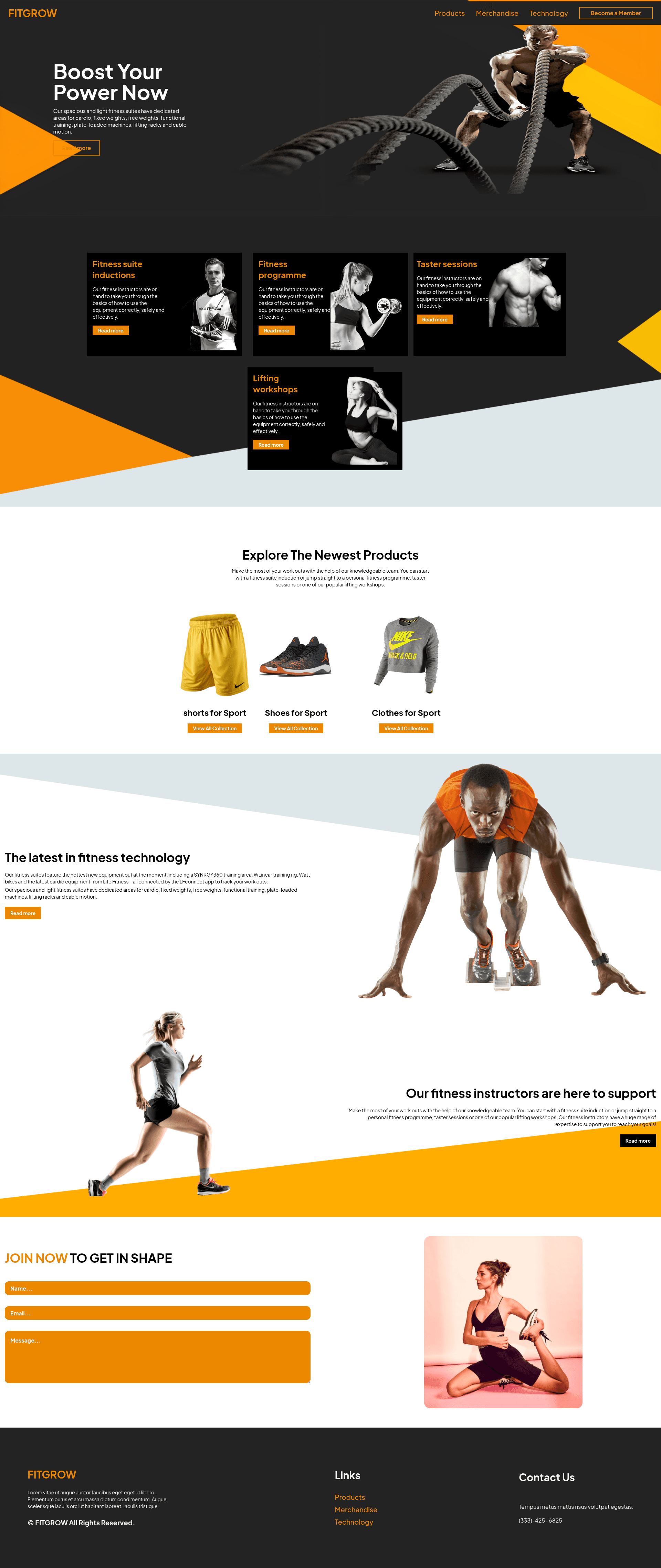screenshot of Fit-Grow on template0.com