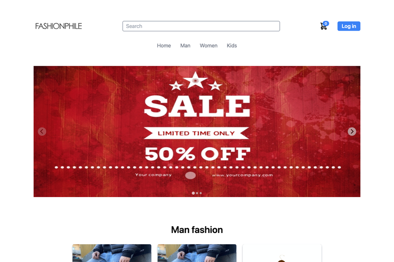 Image for Ecommerce on Next.js on template0.com