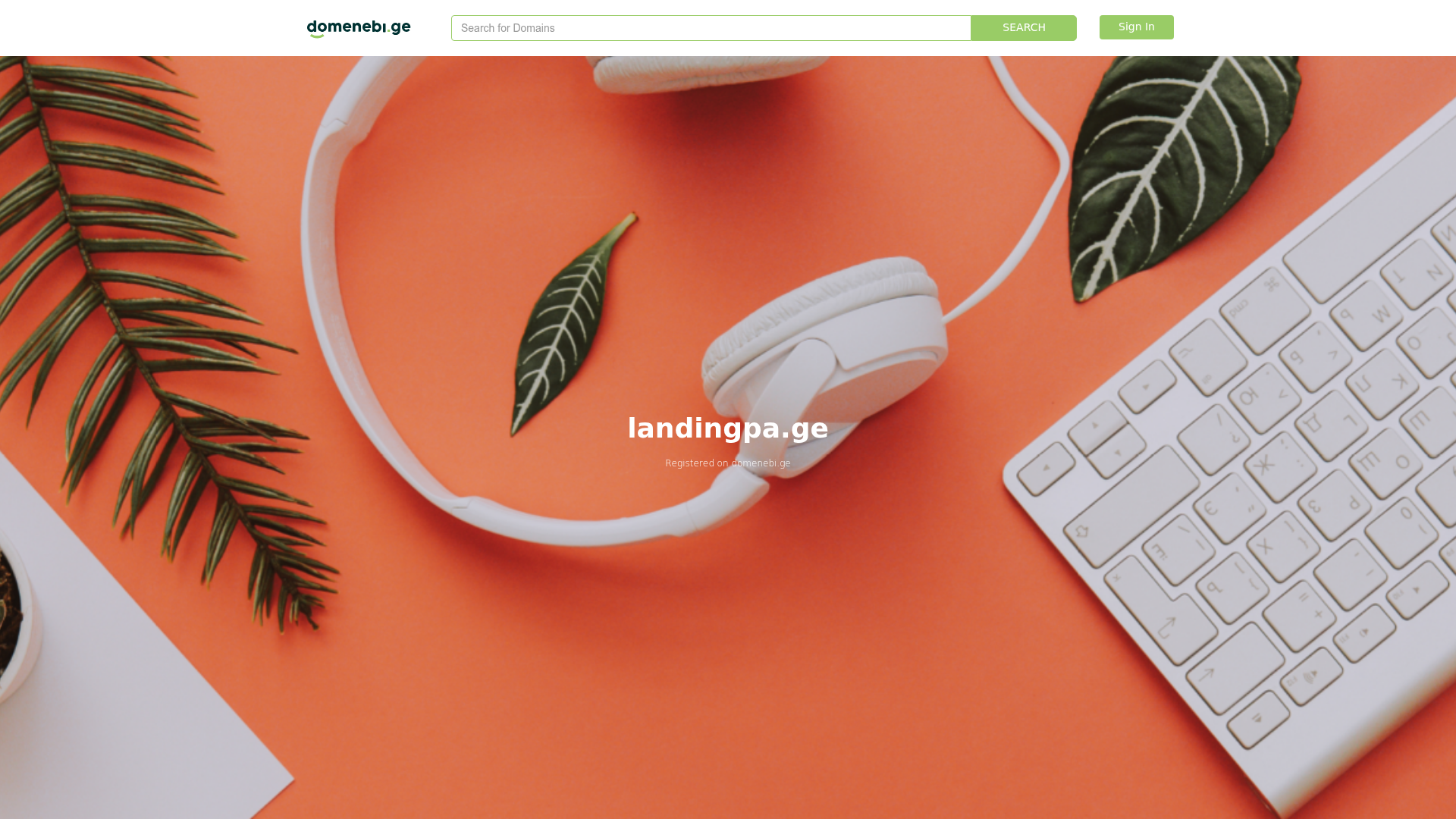 screenshot of Pico Landing Page on template0.com