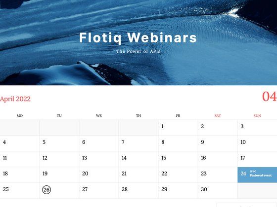 Image for Flotiq Gatsby Event Starter on template0.com