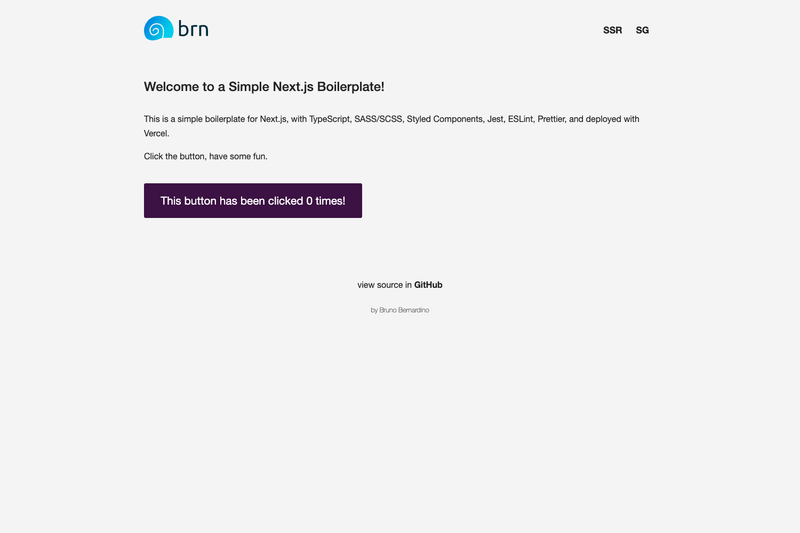Image for Simple Next.js Boilerplate on template0.com Image for Simple Next.js Boilerplate on template0.com