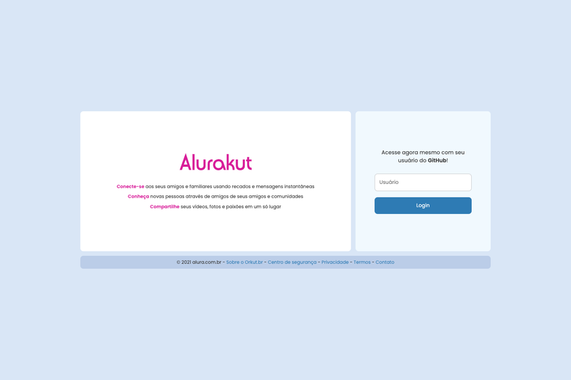 Image for Alurakut on template0.com Image for Alurakut on template0.com