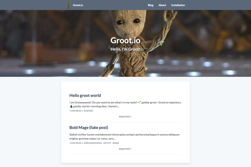 Image for Groot.io on template0.com Image for Groot.io on template0.com