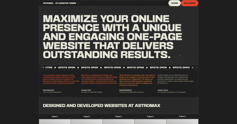 Image for Astromax(agency astro template) on template0.com