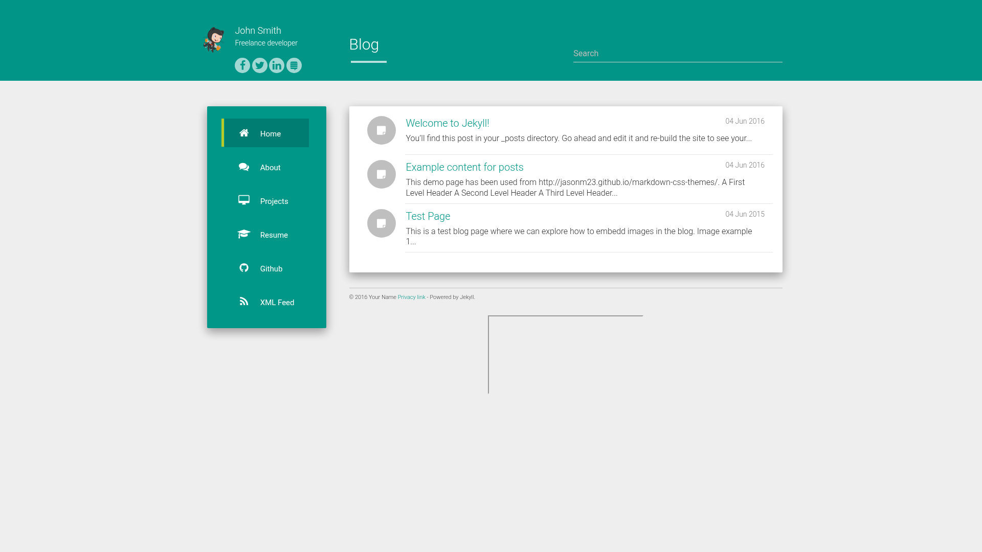 screenshot of HCZ Material on template0.com