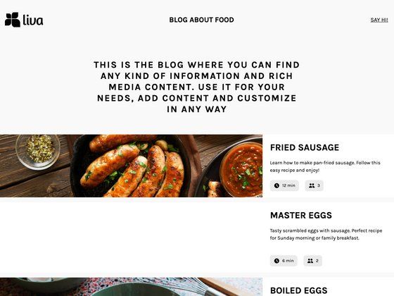Flotiq Gatsby Recipe 1 preview