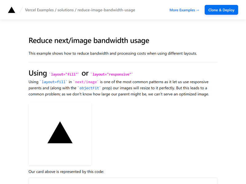 Image for Reducing bandwidth usage with next/image on template0.com