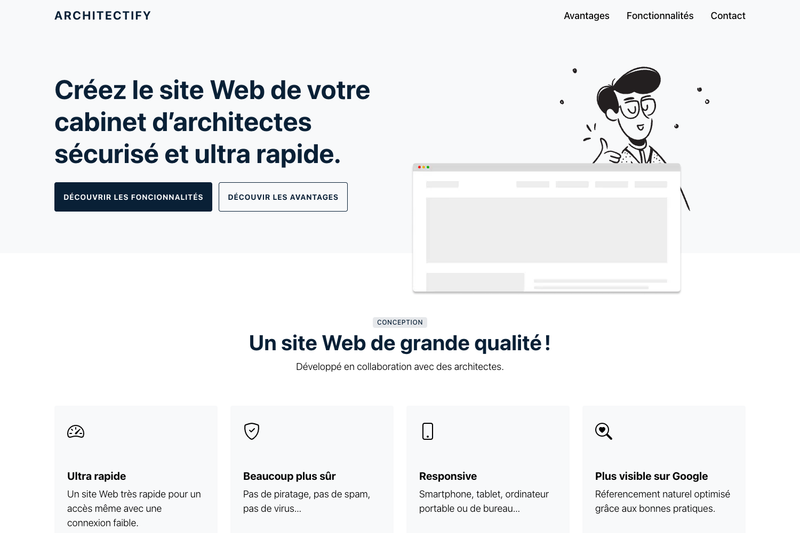 Image for Architectify Template on template0.com