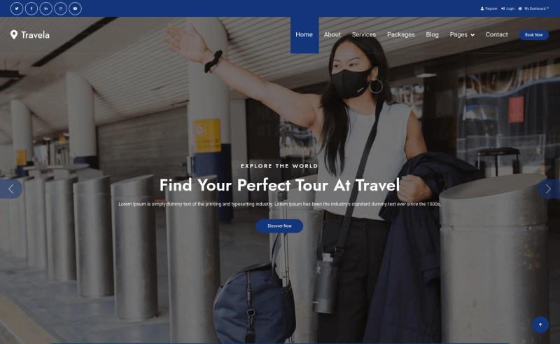 Image for Travela on template0.com
