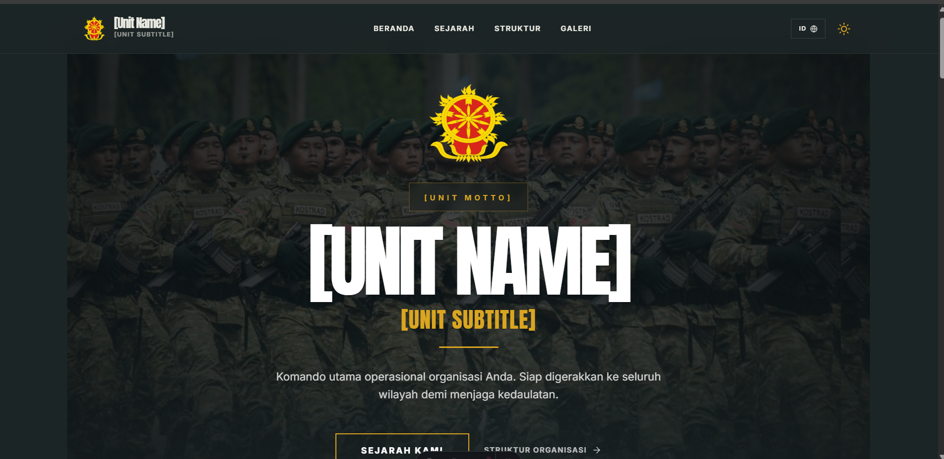 Astro Military Theme preview