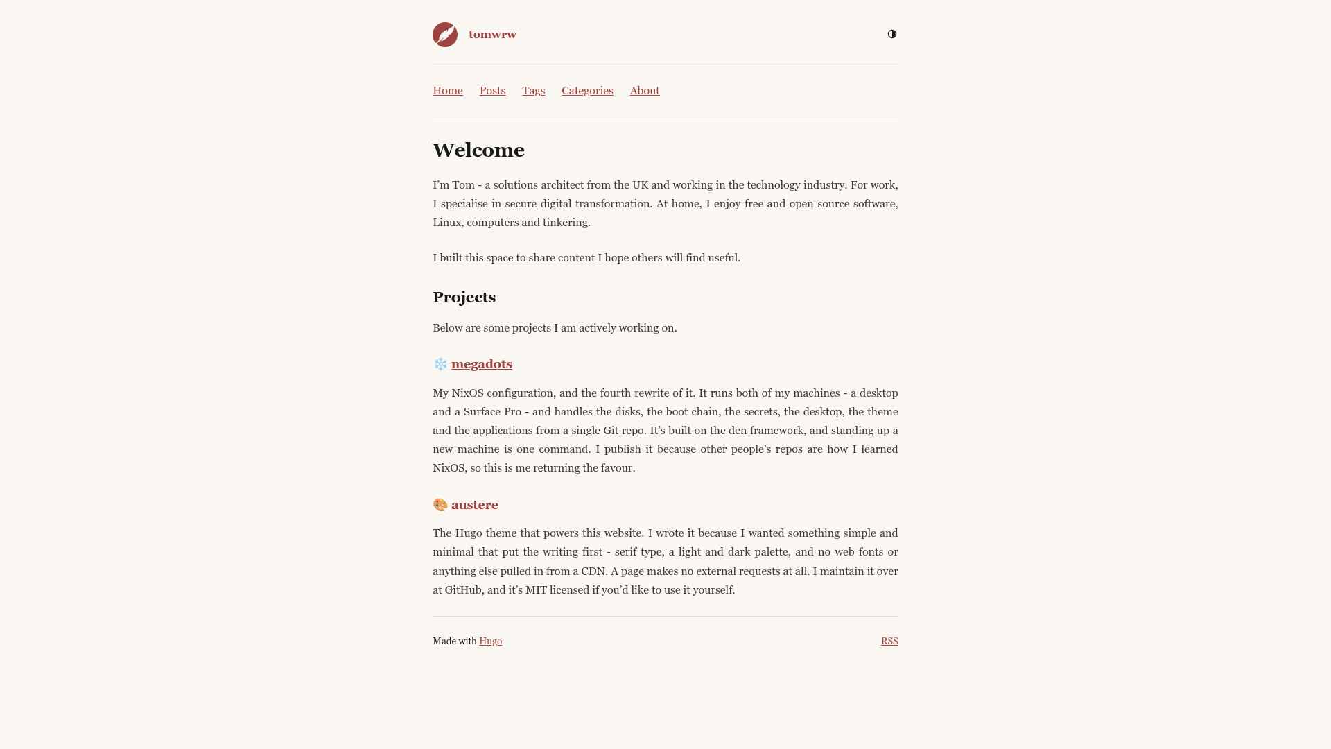 austere preview