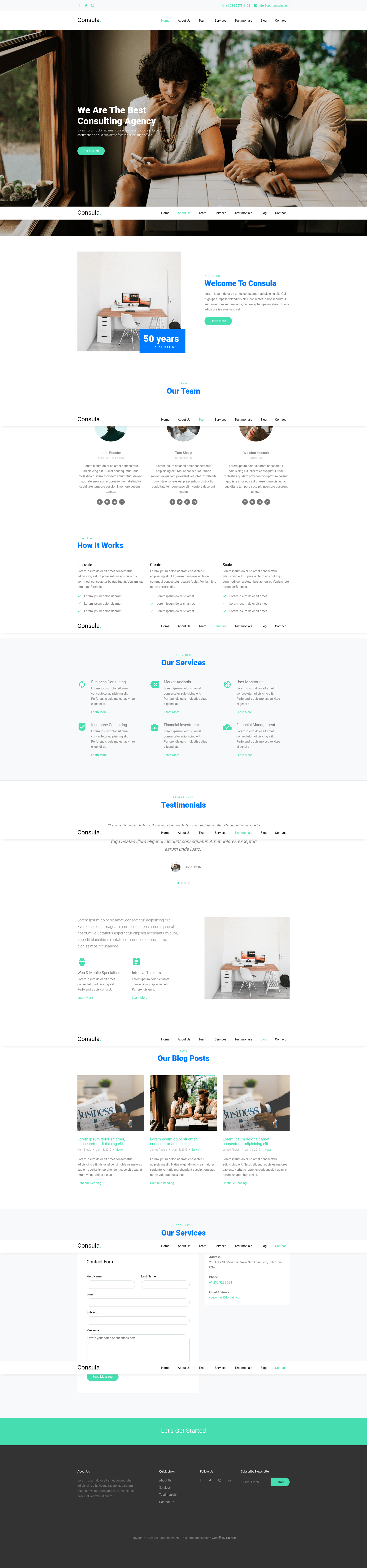 screenshot of Consula on template0.com