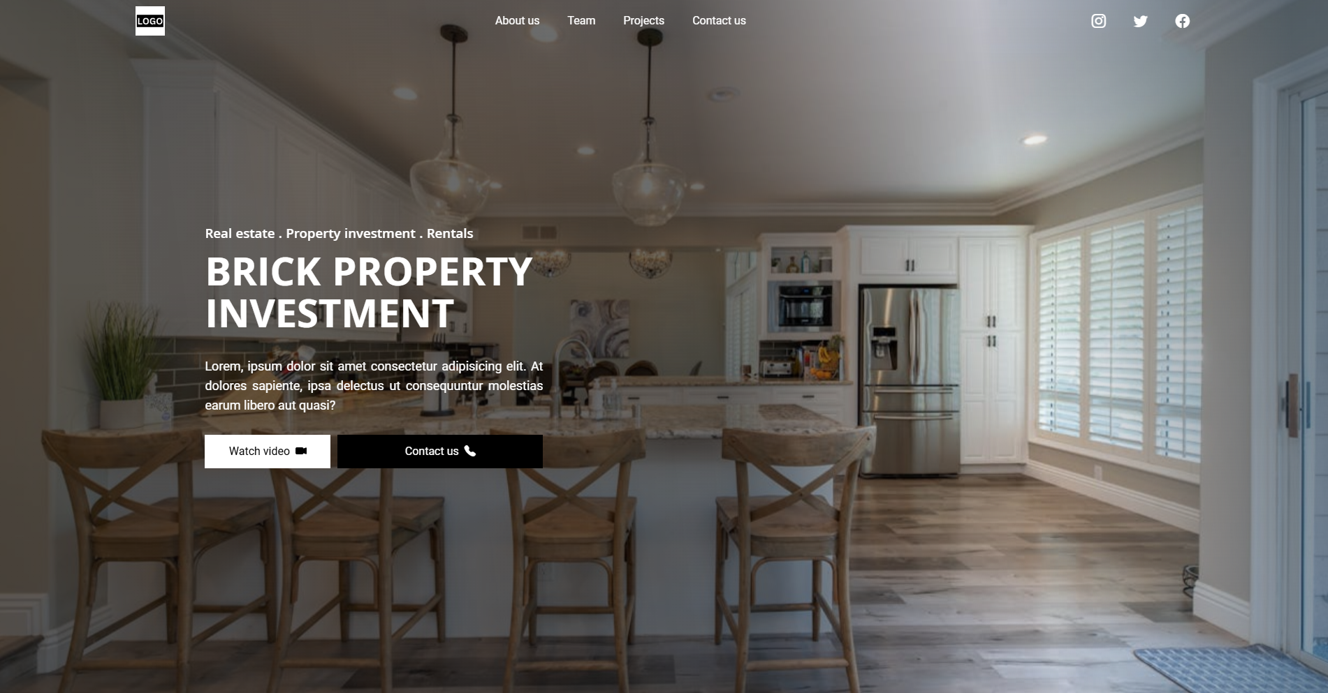 Brick property preview