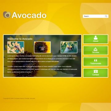 Image for Avocado Template on template0.com
