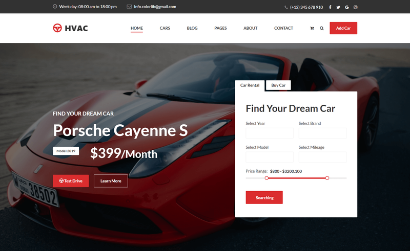 Image for HVAC - Free Bootstrap 4 HTML5 Automotive Business Website Template on template0.com Image for HVAC - Free Bootstrap 4 HTML5 Automotive Business Website Template on template0.com