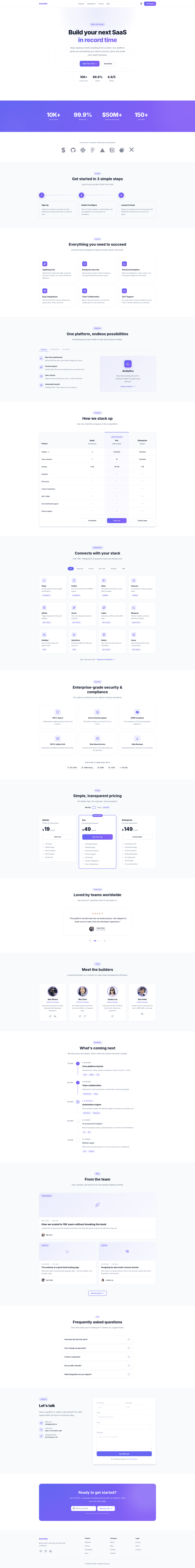 screenshot of Astrolify on template0.com