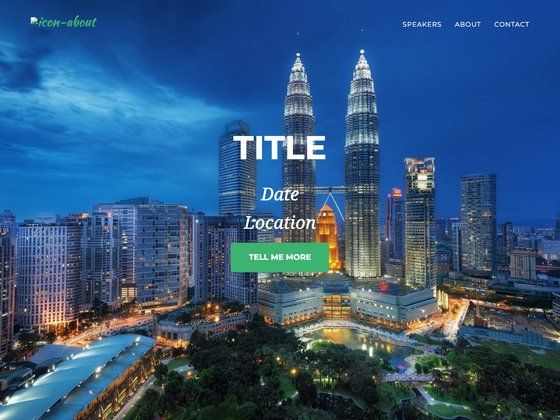 Image for Event Jekyll Theme on template0.com