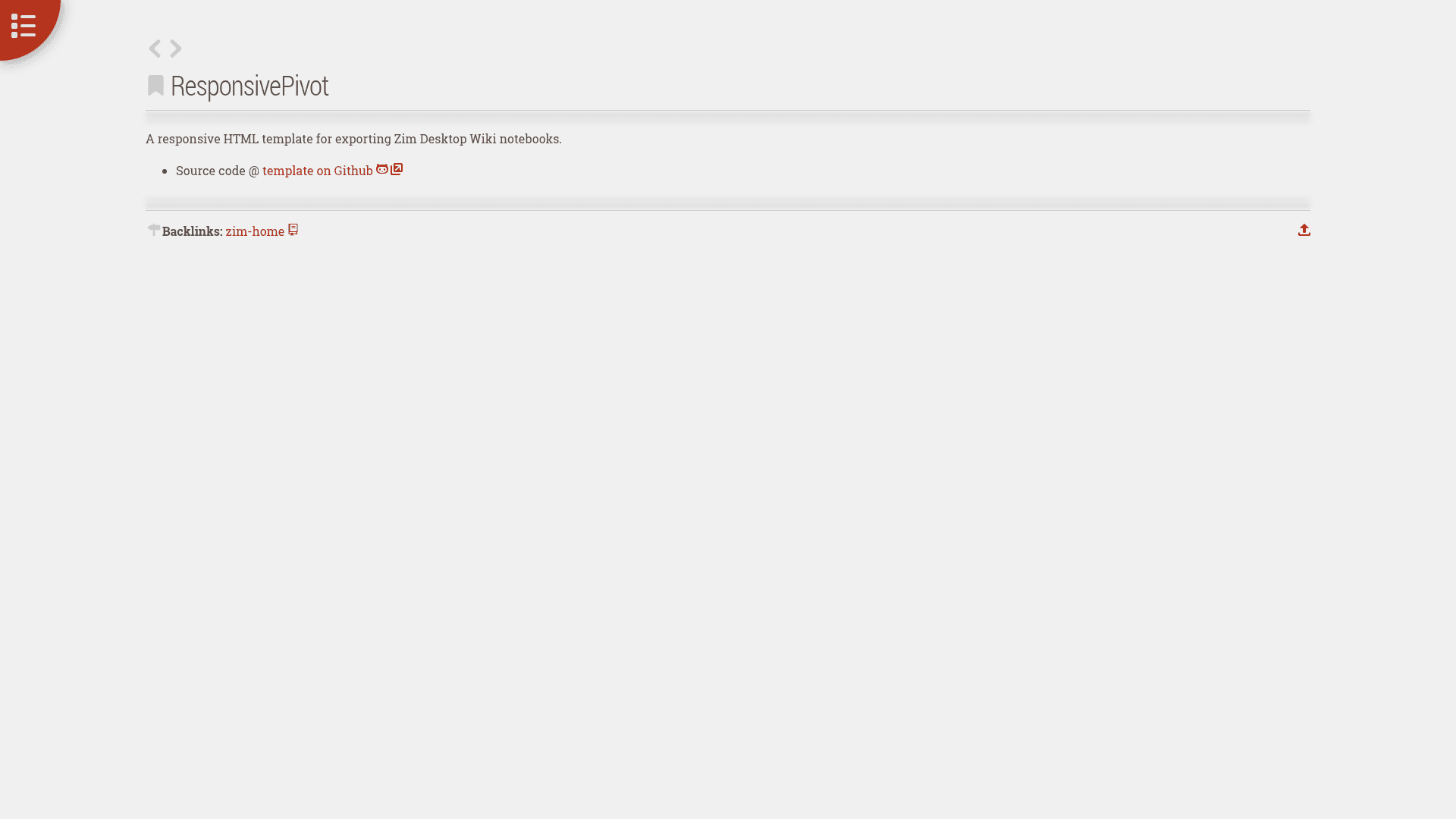 screenshot of ResponsivePivot on template0.com