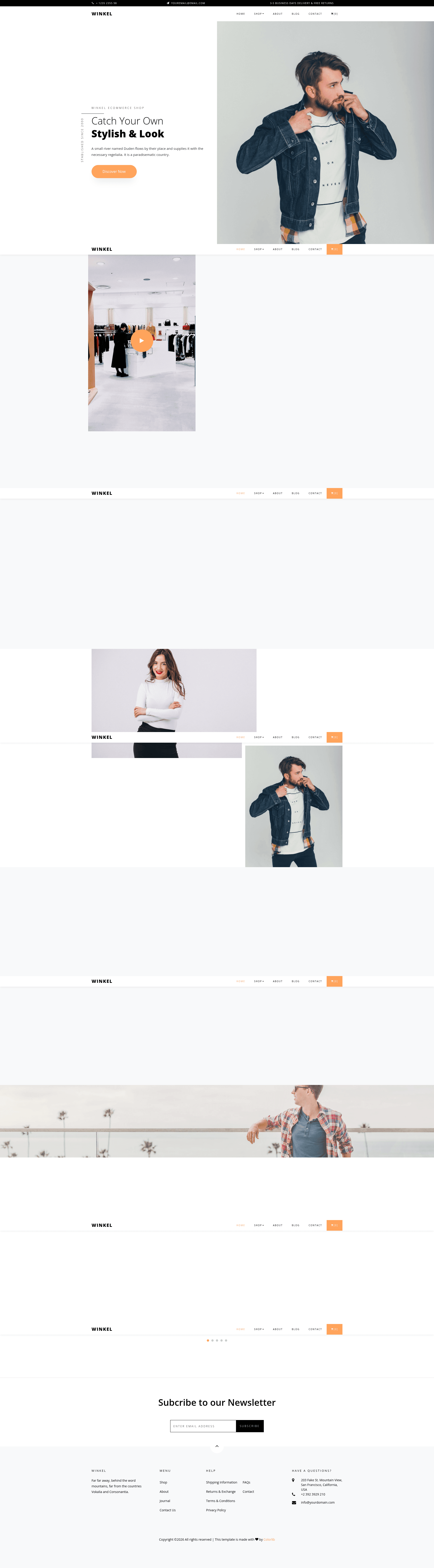 screenshot of Winkel on template0.com