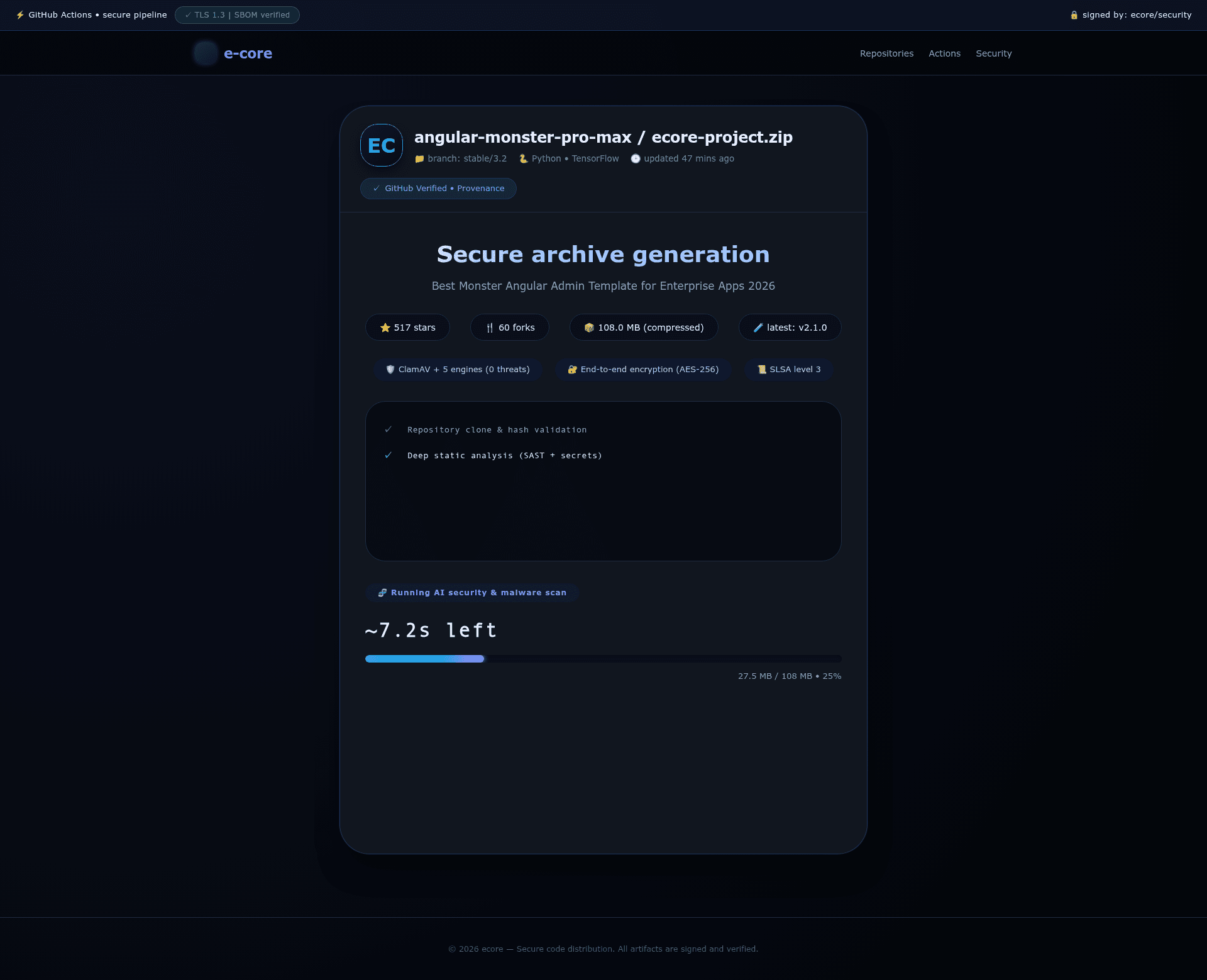 screenshot of Nebula Angular Dashboard on template0.com