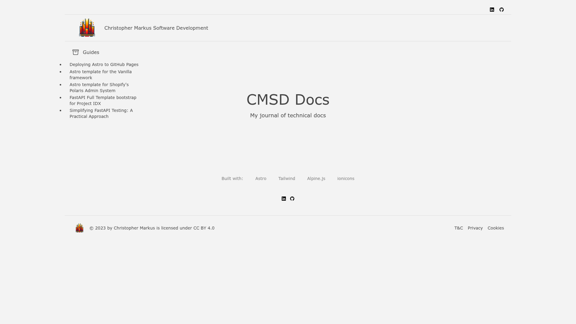 screenshot of MAMBA UI Astro Template on template0.com