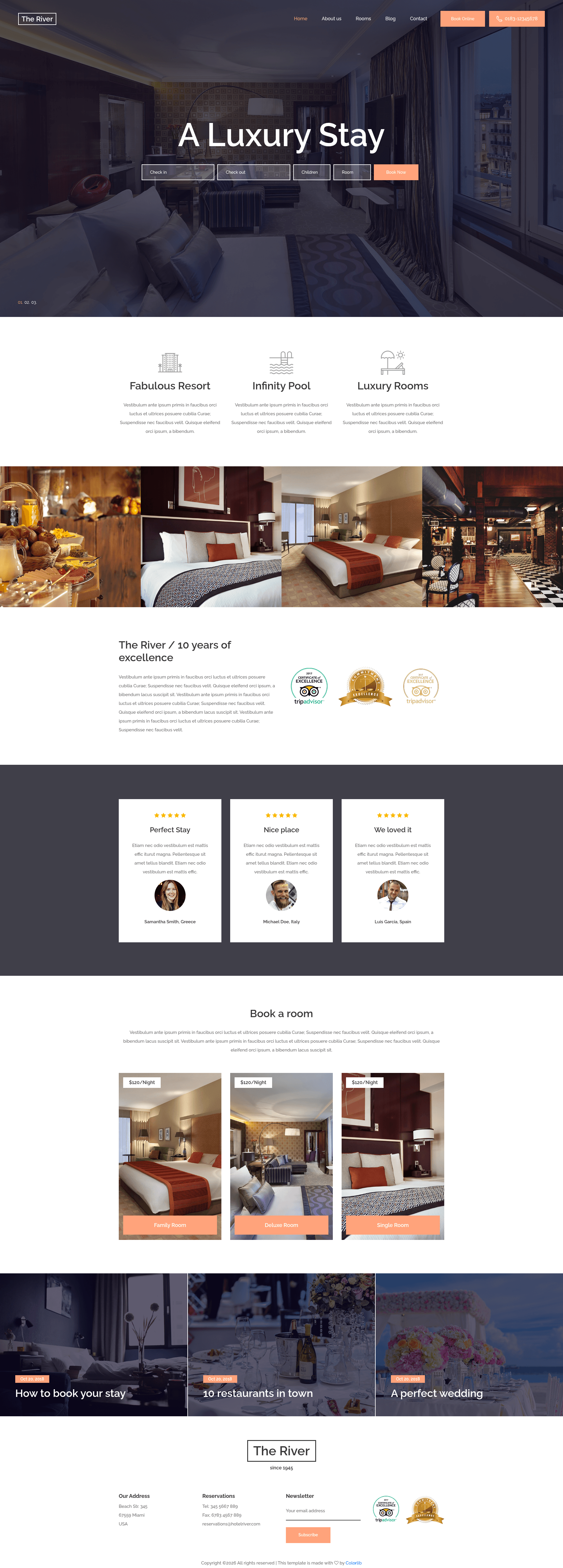 screenshot of TheRiver on template0.com
