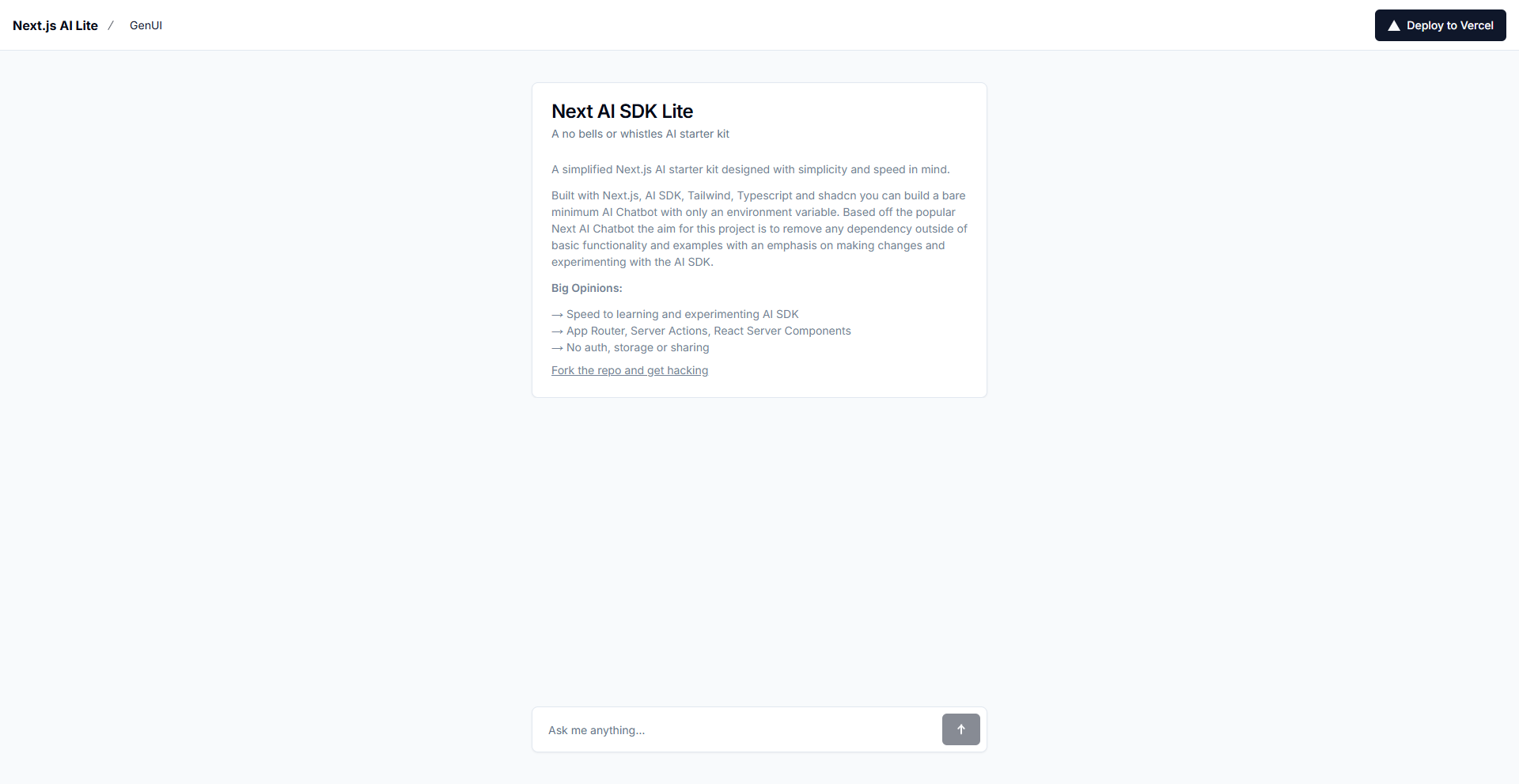 AI Lite preview