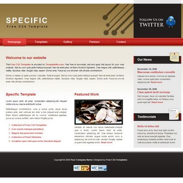 Image for Specific Template on template0.com Image for Specific Template on template0.com