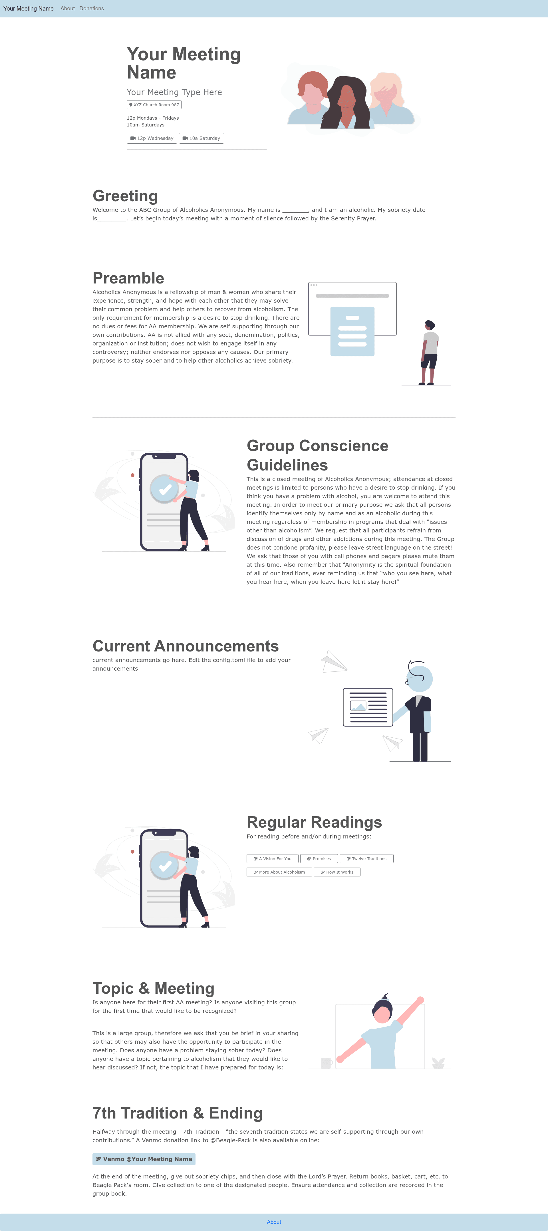 screenshot of re-cover on template0.com