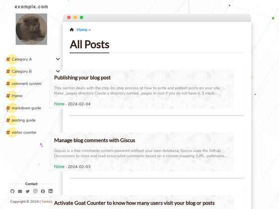 Image for Jekyll Theme Satellite on template0.com Image for Jekyll Theme Satellite on template0.com