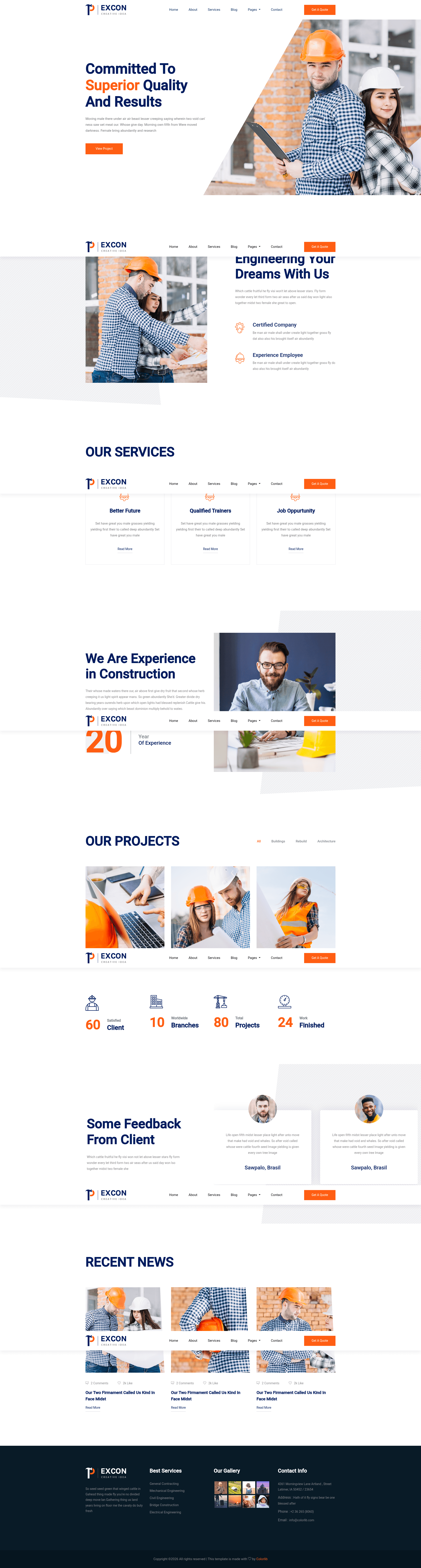 screenshot of Pexcon on template0.com