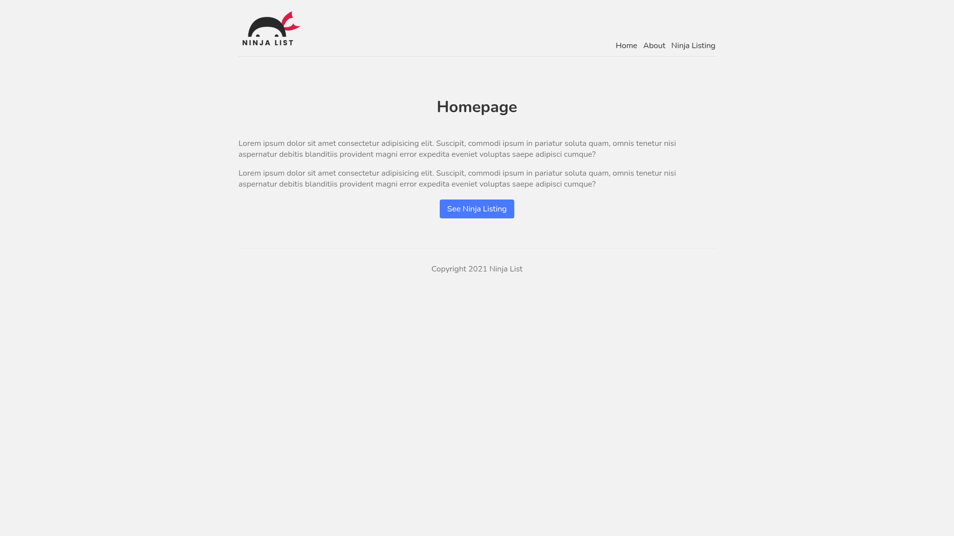 screenshot of NextJs Tutorial on template0.com
