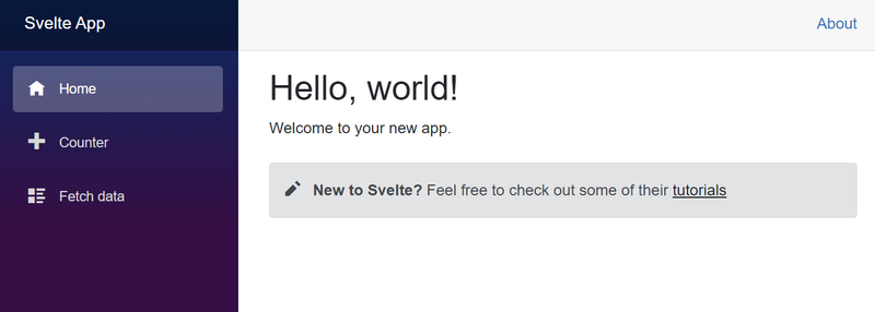 Image for Svelte .NET Template on template0.com Image for Svelte .NET Template on template0.com